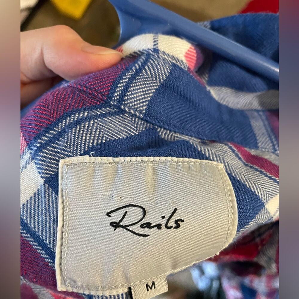 Revolve X Rails Hunter Button Down In Marina & Fl… - image 5